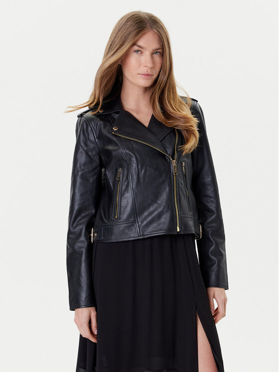 MICHAEL Michael Kors Odinė striukė · Juoda