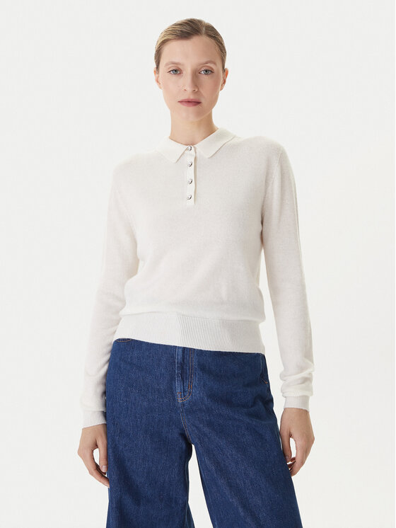 KAOS Megztinis · Écru · Regular Fit