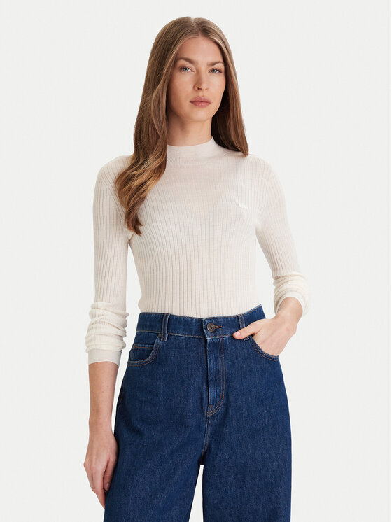 Lacoste Megztinis · Écru · Slim Fit