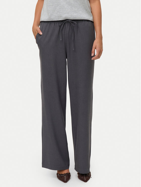 Vero Moda Medžiaginės kelnės · Pilka · Regular Fit