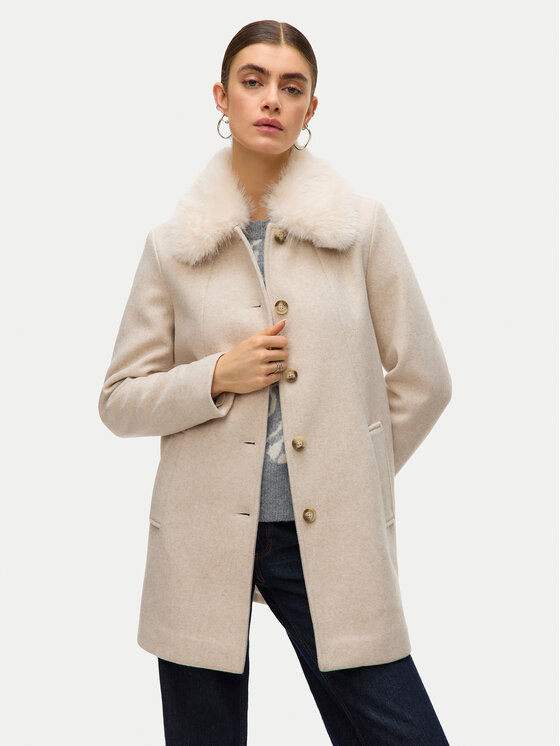 Kodas 20MAY Vero Moda Demisezoninis paltas · Smėlio