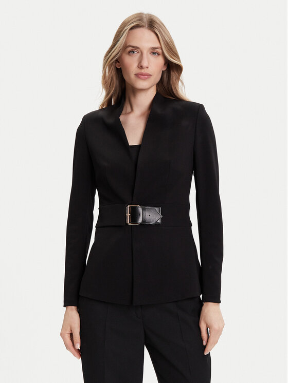Rinascimento Švarkas · Juoda · Slim Fit
