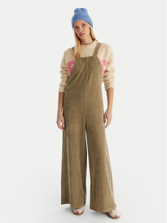Kodas 20MAY Roxy Kelnės su petnešomis · Žalia · Regular Fit