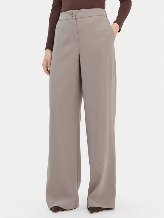 Armani Exchange Medžiaginės kelnės · Smėlio · Regular Fit