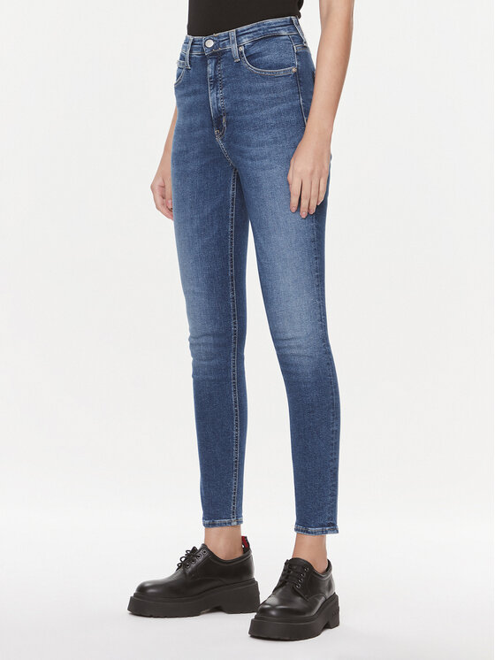 Calvin Klein Jeans Džinsai · Tamsiai mėlyna · Skinny Fit