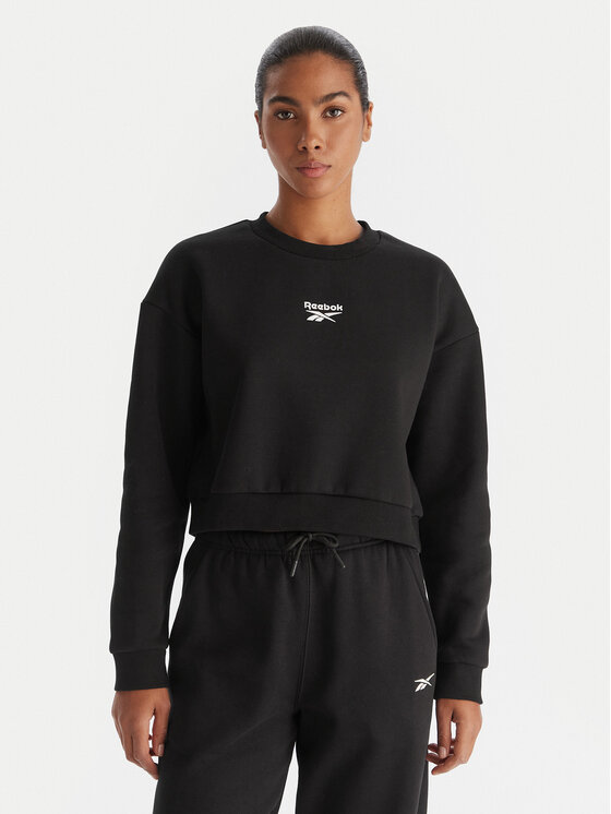 Reebok Džemperis · Juoda · Regular Fit