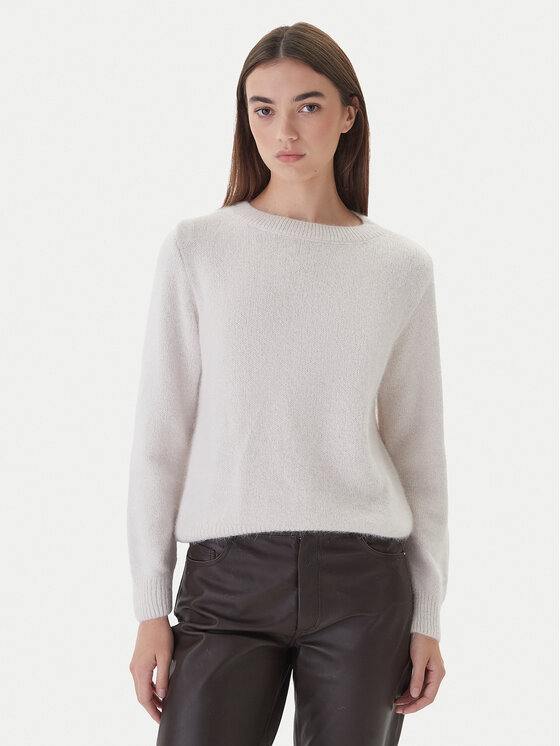 Dixie Megztinis · Balta · Regular Fit