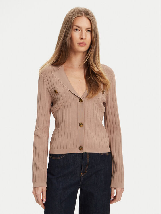 Guess Kardiganas · Smėlio · Regular Fit