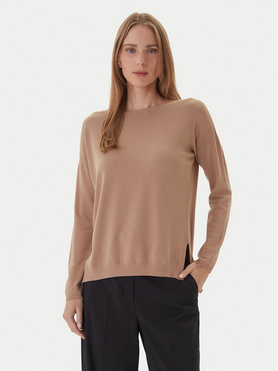 Kontatto Megztinis · Smėlio · Regular Fit