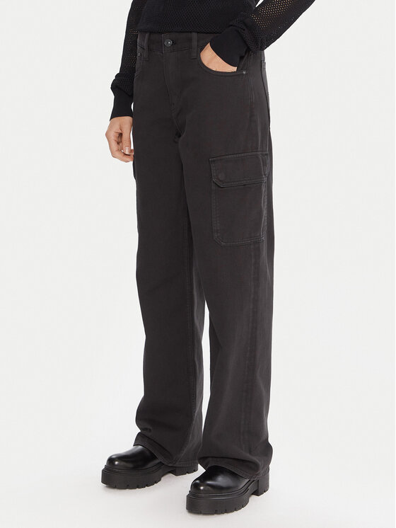 G-Star Raw Medžiaginės kelnės · Juoda · Relaxed Fit