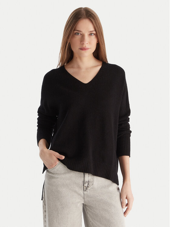 Kontatto Megztinis · Juoda · Relaxed Fit