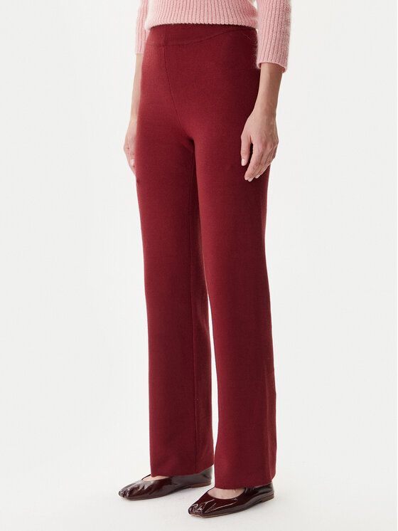 Kodas 20MAY Vero Moda Megztos kelnės · Vyšninė · Relaxed Fit
