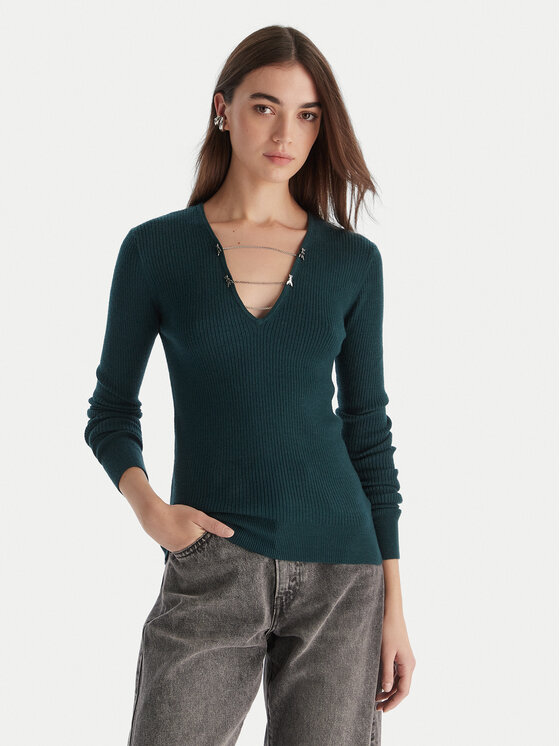 Patrizia Pepe Megztinis · Žalia · Regular Fit