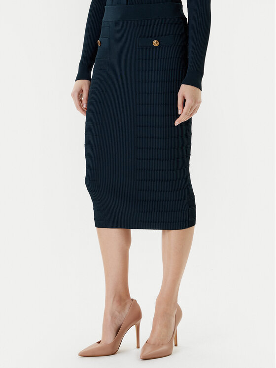 Guess Tiesus sijonas · Žalia · Midi