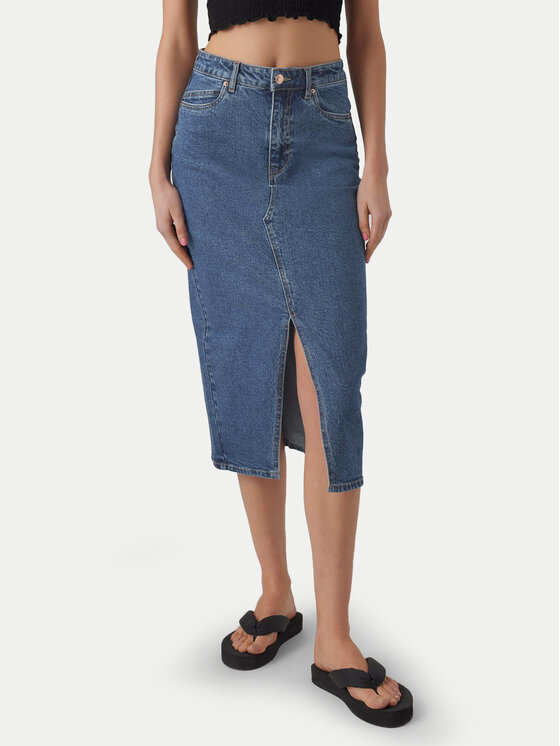 Kodas 20MAY Vero Moda Džinsinis sijonas · Mėlyna · Midi