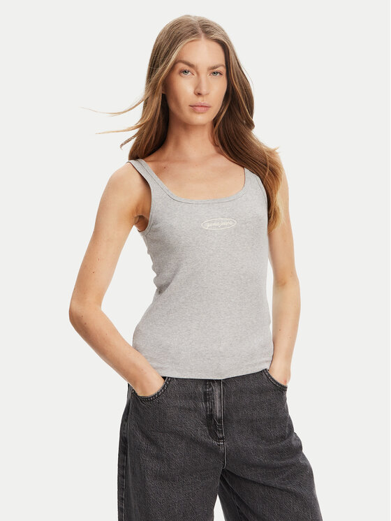 Guess Jeans Marškinėliai · Pilka