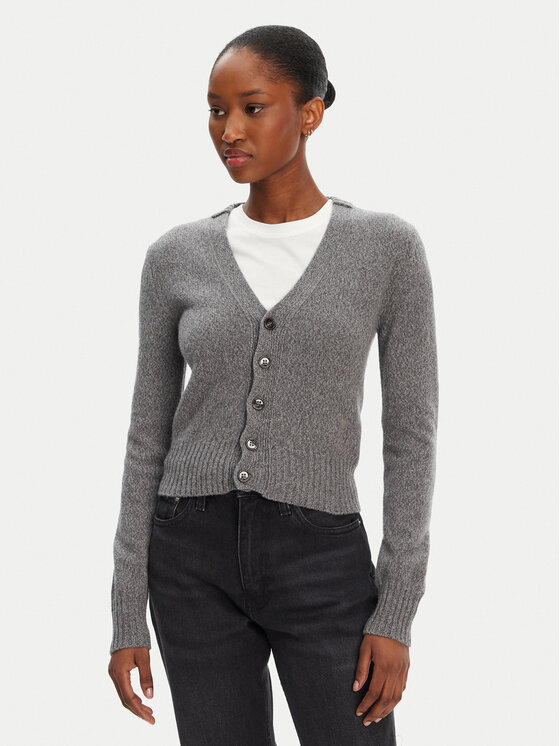 AMI Paris Kardiganas · Pilka · Regular Fit