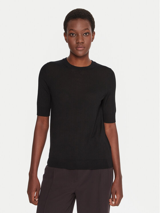 BOSS Megztinis · Juoda · Slim Fit
