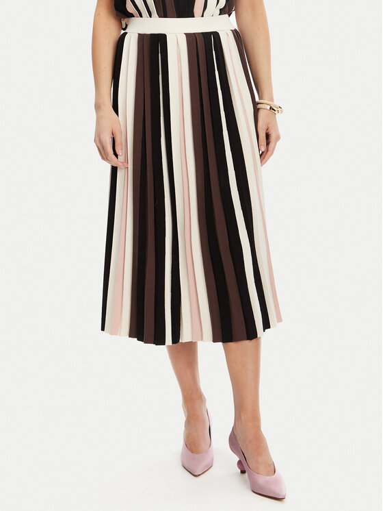 Weekend Max Mara Plisuotas sijonas · Ruda · Midi