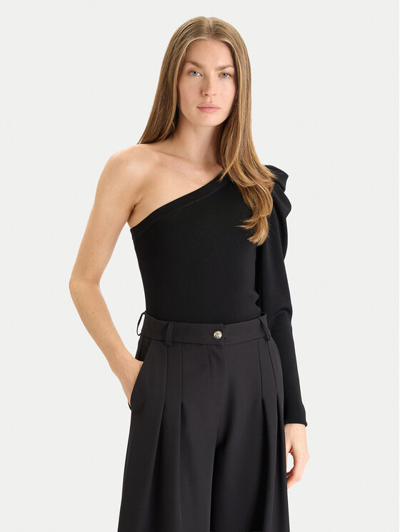 TWINSET Megztinis · Juoda · Slim Fit