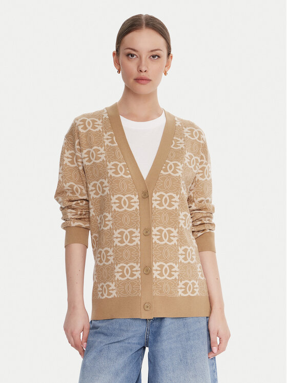 PINKO Kardiganas · Smėlio · Regular Fit