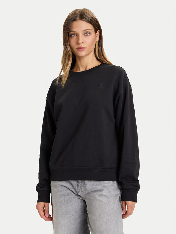 Calvin Klein Jeans Džemperis · Juoda · Relaxed Fit