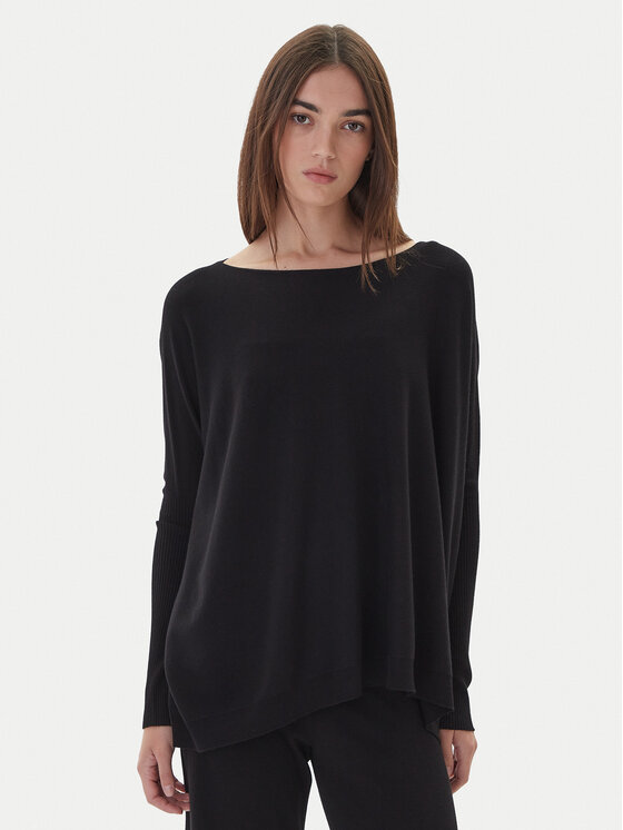 Kontatto Megztinis · Juoda · Relaxed Fit