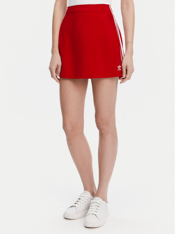 adidas Trapecijos formos sijonas · Raudona · Mini