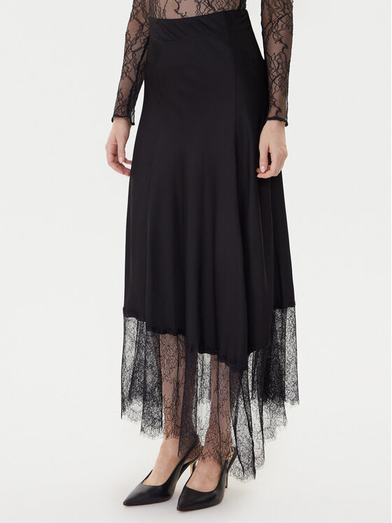 TWINSET Midi sijonas · Juoda · Midi