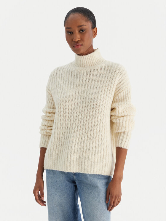 Calvin Klein Jeans Golfas · Balta · Regular Fit