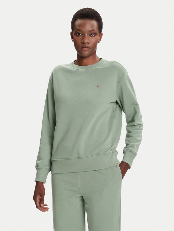 Gant Džemperis · Žalia · Relaxed Fit