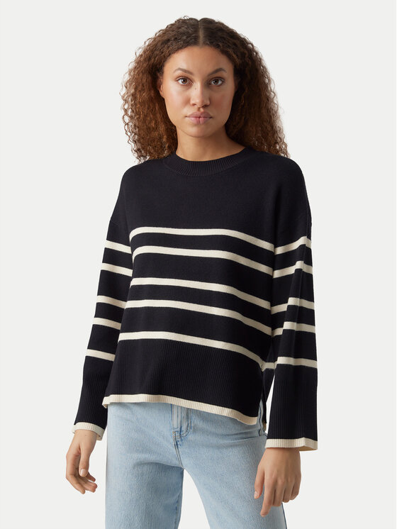 Vero Moda Megztinis · Juoda · Regular Fit