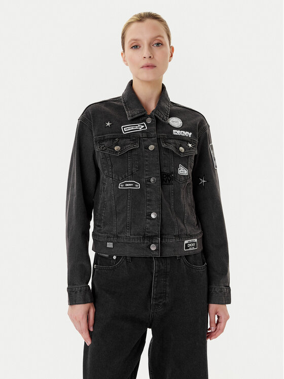 DKNY Džinsinė striukė · Pilka