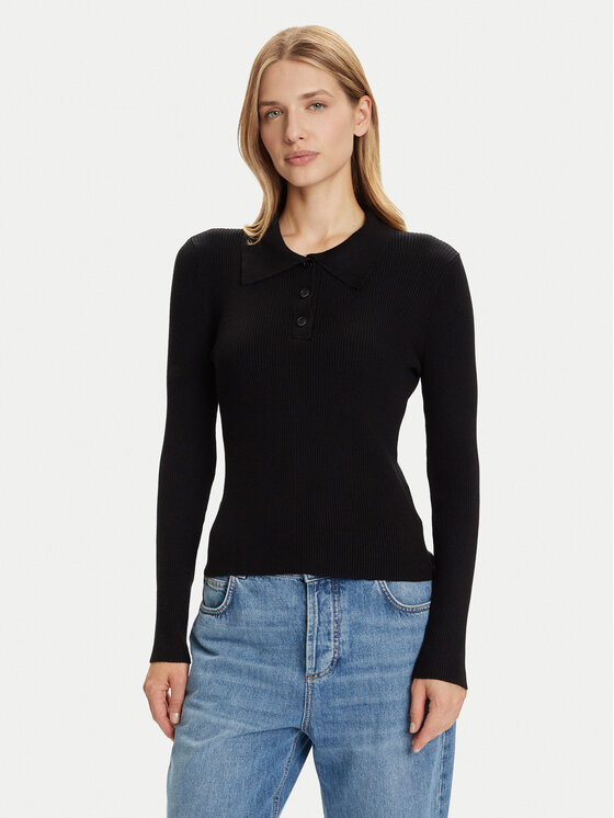 Vero Moda Megztinis · Juoda · Slim Fit