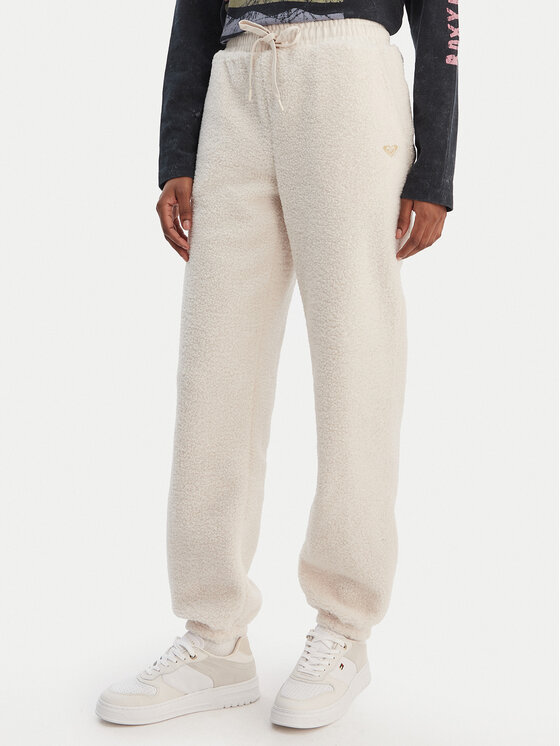 Kodas 20MAY Roxy Sportinės kelnės · Écru · Regular Fit