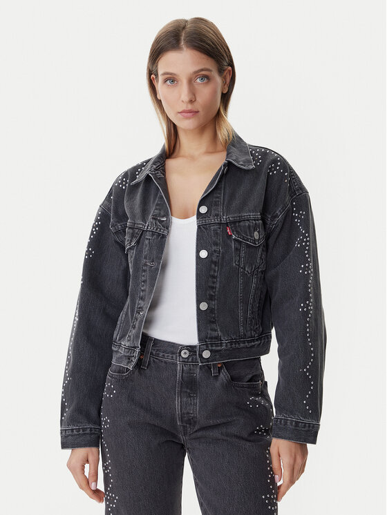 Levi's® Džinsinė striukė · Juoda