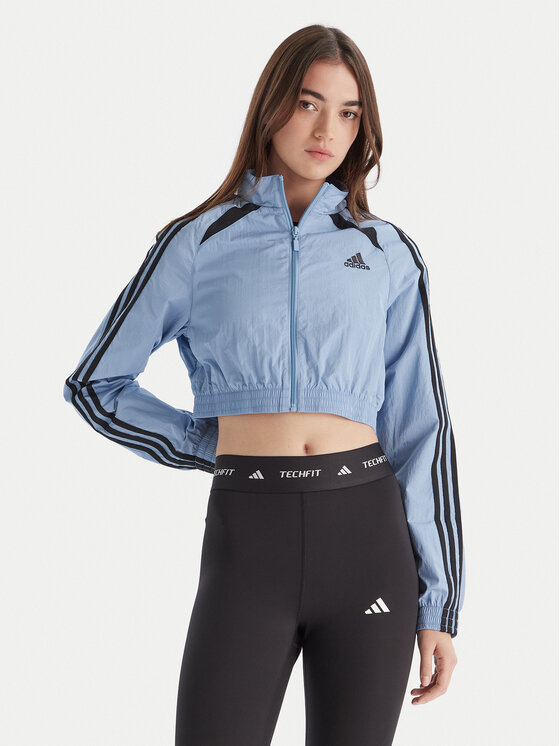 adidas Džemperis · Žydra · Slim Fit