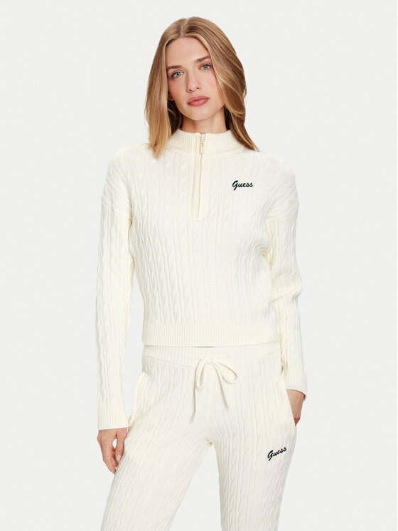 Guess Kardiganas · Šviesiai smėlinė · Regular Fit
