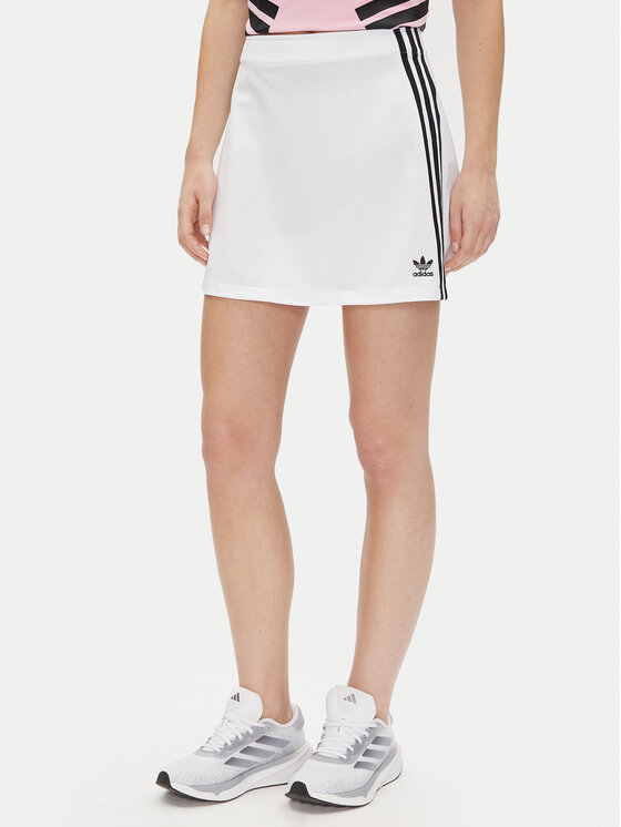 adidas Trapecijos formos sijonas · Balta · Mini
