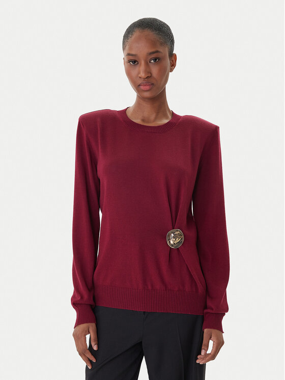 Simona Corsellini Megztinis · Raudona · Regular Fit