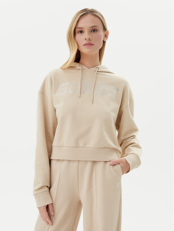 Guess Džemperis · Smėlio · Relaxed Fit