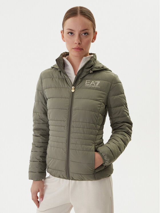 EA7 Emporio Armani Demisezoninė striukė · Žalia