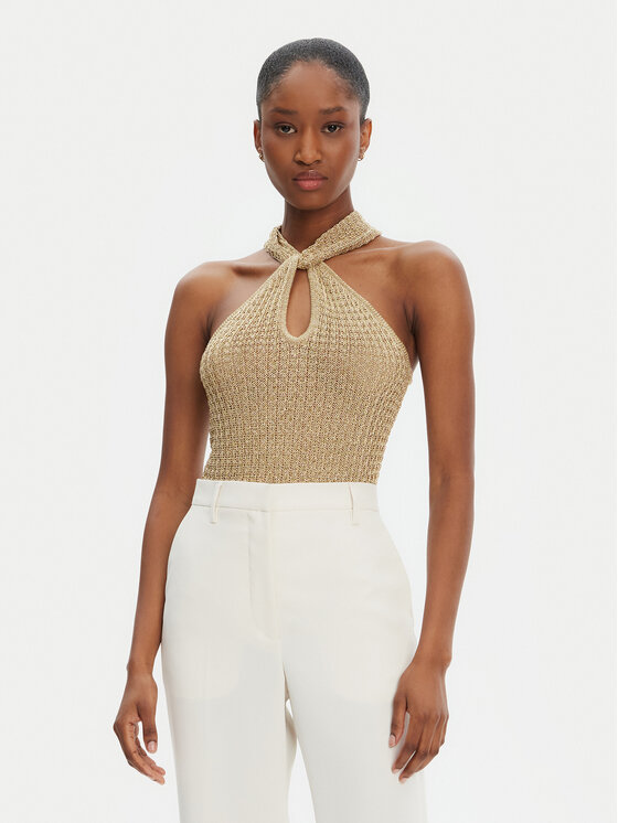 Guess Megztinis · Auksinė · Regular Fit