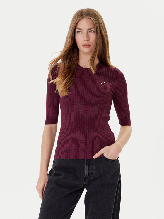 TWINSET Megztinis · Vyšninė · Regular Fit