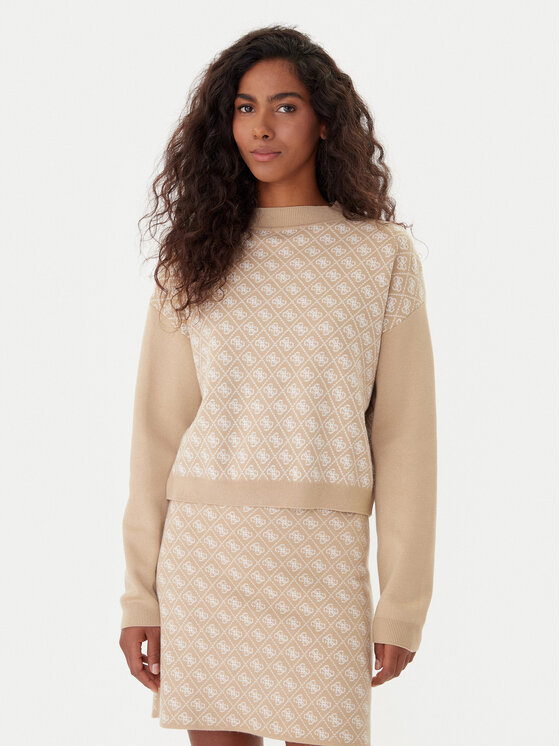 Guess Golfas · Smėlio · Relaxed Fit