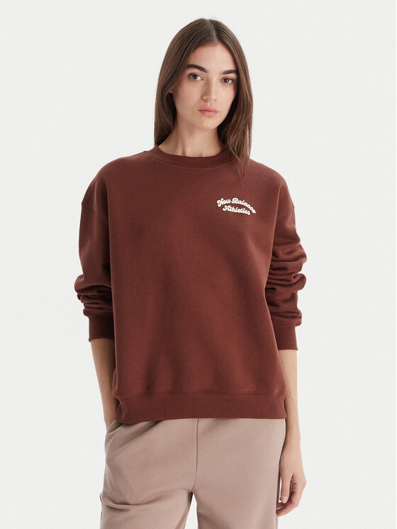New Balance Džemperis · Ruda · Relaxed Fit