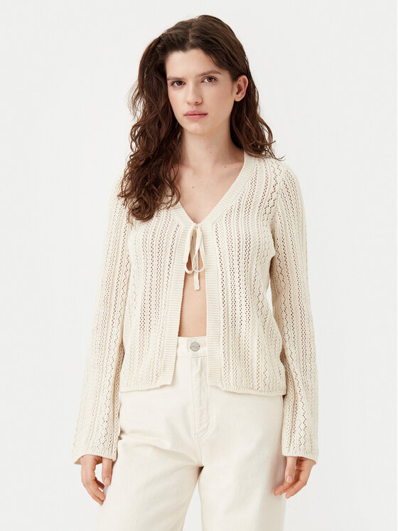 Pieces Kardiganas · Smėlio · Regular Fit