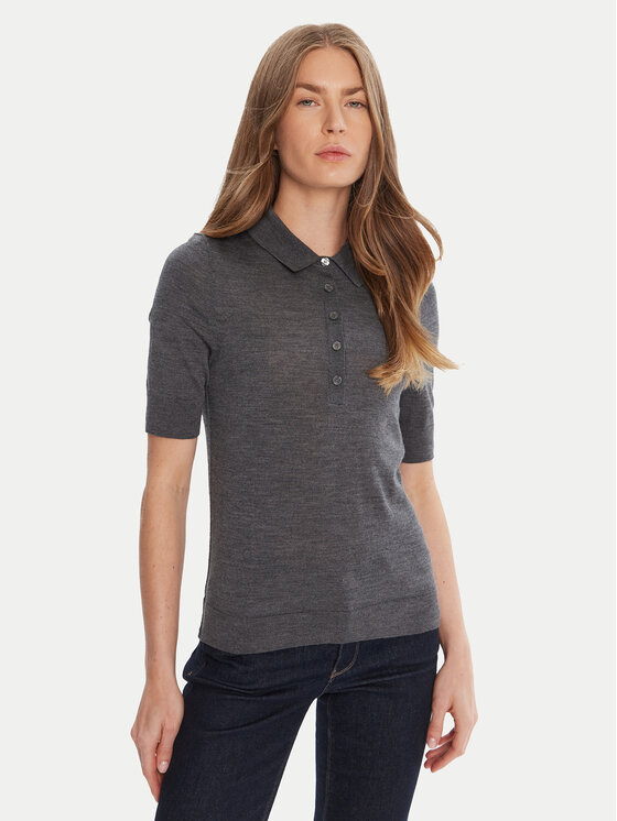 BOSS Megztinis · Pilka · Regular Fit