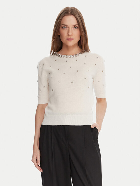 Kodas 20MAY KAOS Megztinis · Écru · Regular Fit
