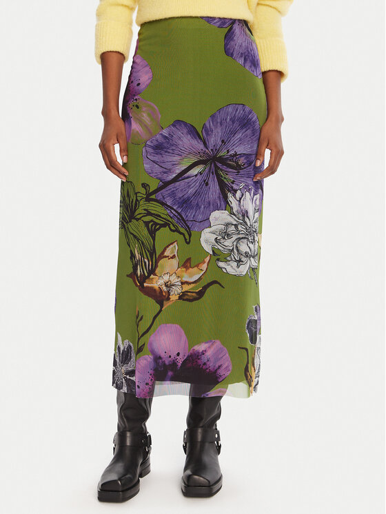 Desigual Maksi sijonas · Žalia · Maksi